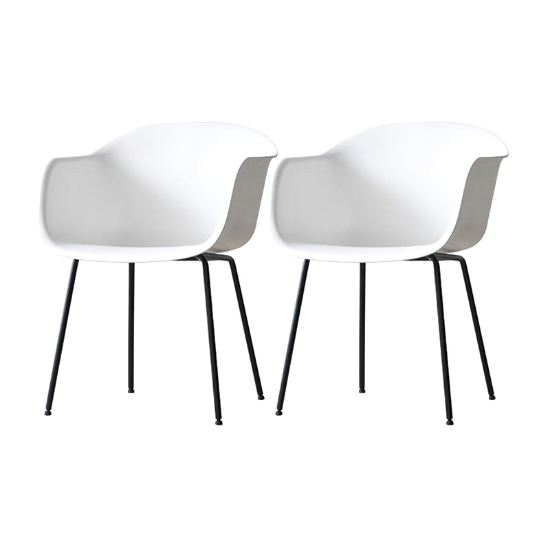 Industrielles Design Kunststoff Essnetzstühle fester Rückenarmseite Stuhl