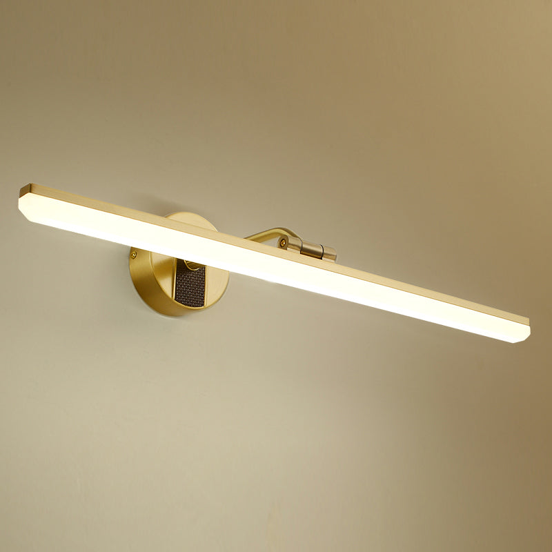 Lineaire schaduw metalen wandwandcontract Moderne 1-licht spiegel wandmontage verlichting