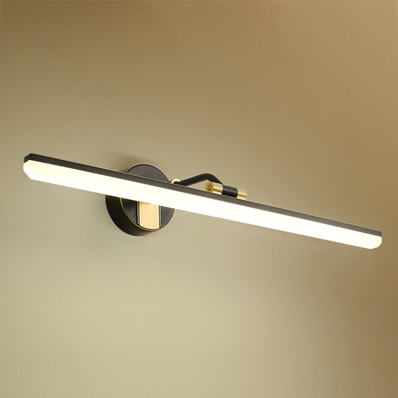 Lineaire schaduw metalen wandwandcontract Moderne 1-licht spiegel wandmontage verlichting