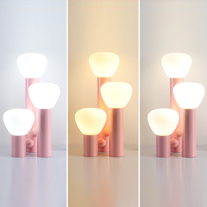 Lámparas de mesa de geometría luces de mesa de 3 luces de 3 luces de estilo moderno