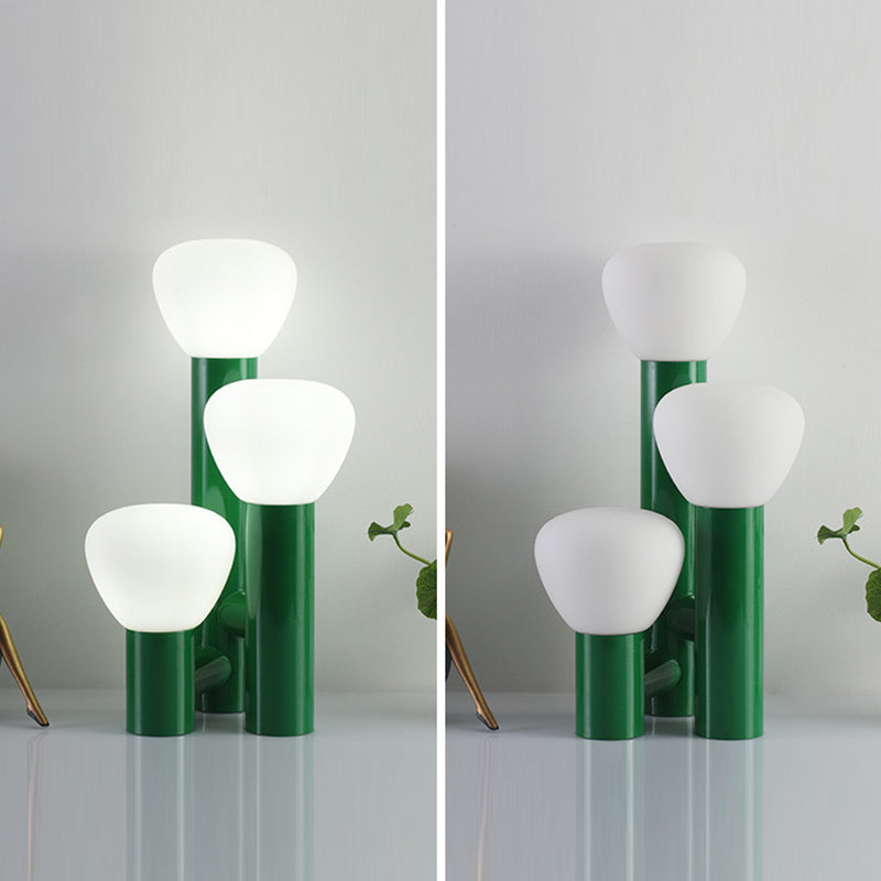 Lámparas de mesa de geometría luces de mesa de 3 luces de 3 luces de estilo moderno