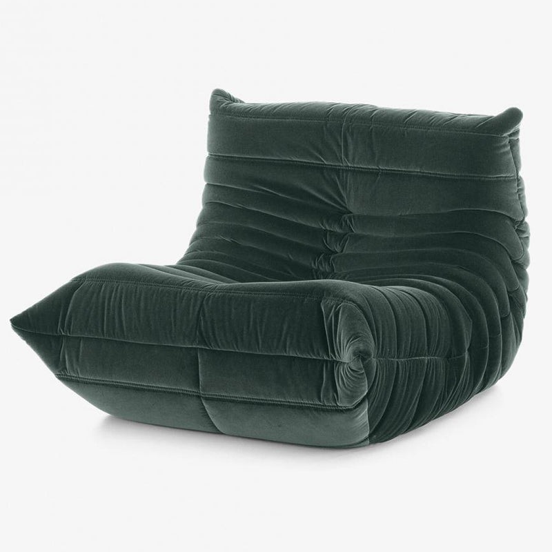 Ultra-Modern Single Cushion Seat Tight Back Sofa 27.6"High Tuxedo Arm Sofa