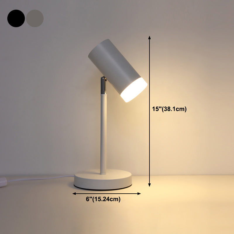 Geometria lampada da tavolo moderna stile metallica leggera luce da tavolo singolo