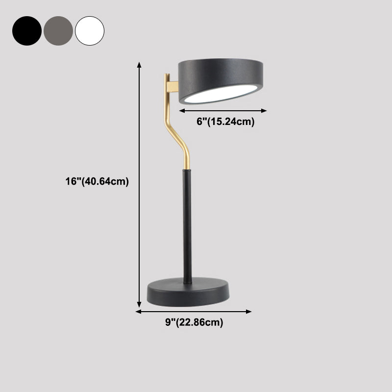 Geometria lampada da tavolo moderna stile metallica leggera luce da tavolo singolo