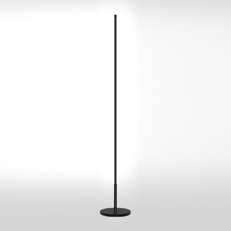 Pillar Floor Light Fixtures Modern Style Metal 1 Light Floor Light