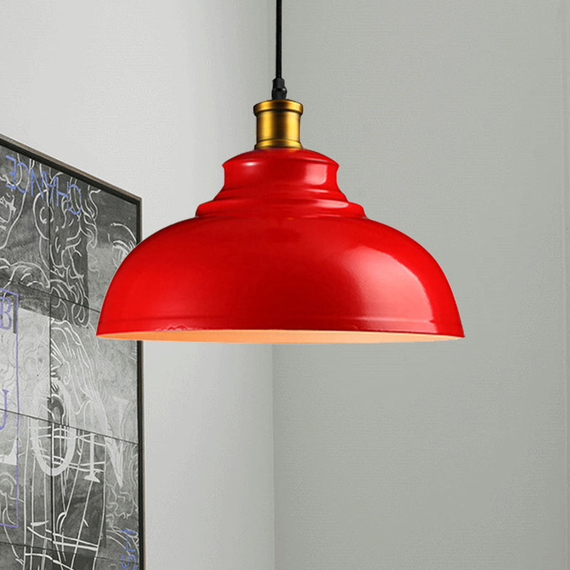 1 Kopfdecke Anhänger Vintage Style Globe Metall Suspension Light mit Kabel in Schwarz/Grün für Wohnzimmer