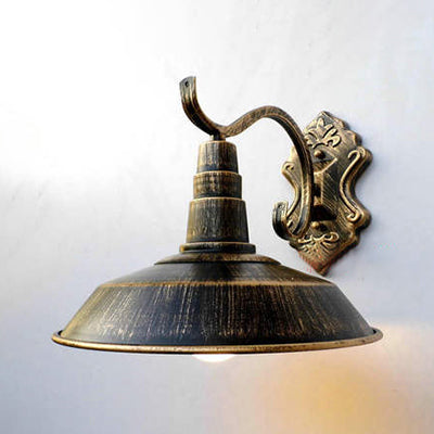 1 lampada da parete in ferro da fattoria per acconciatura sconde in lampadina per corridoio per corridoio
