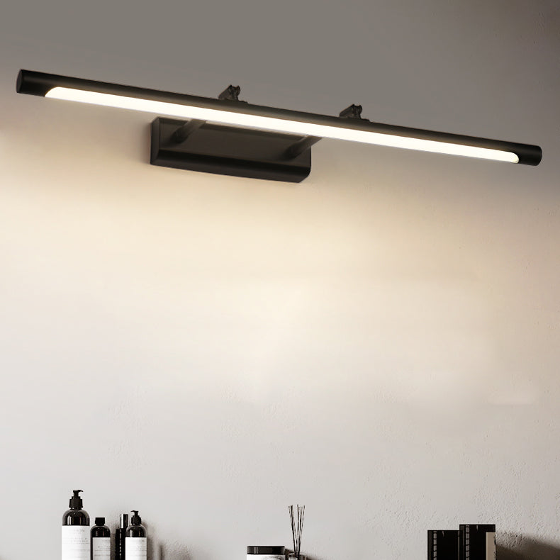 Lineaire vorm wandverlichting moderne stijl metalen 1 lichte sijklamp voor badkamer