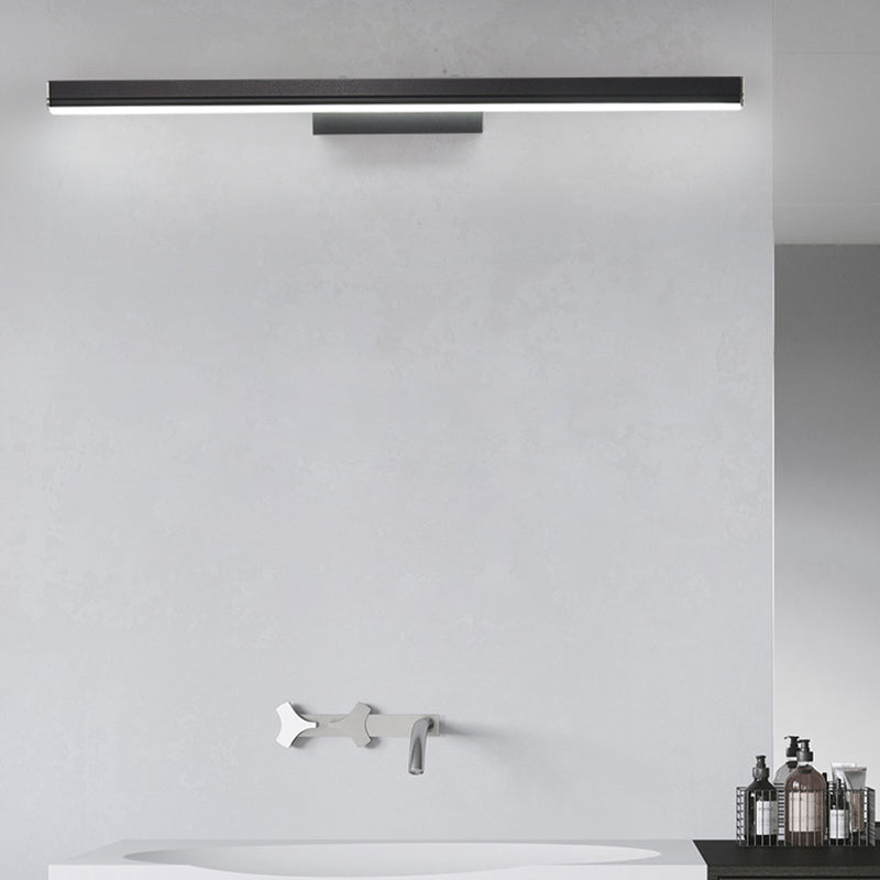 Strip vorm wandverlichting moderne stijl metalen 1 lichte sconce lamp voor badkamer