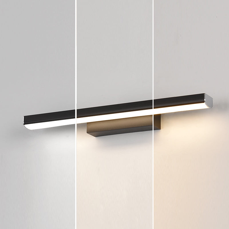 Strip vorm wandverlichting moderne stijl metalen 1 lichte sconce lamp voor badkamer