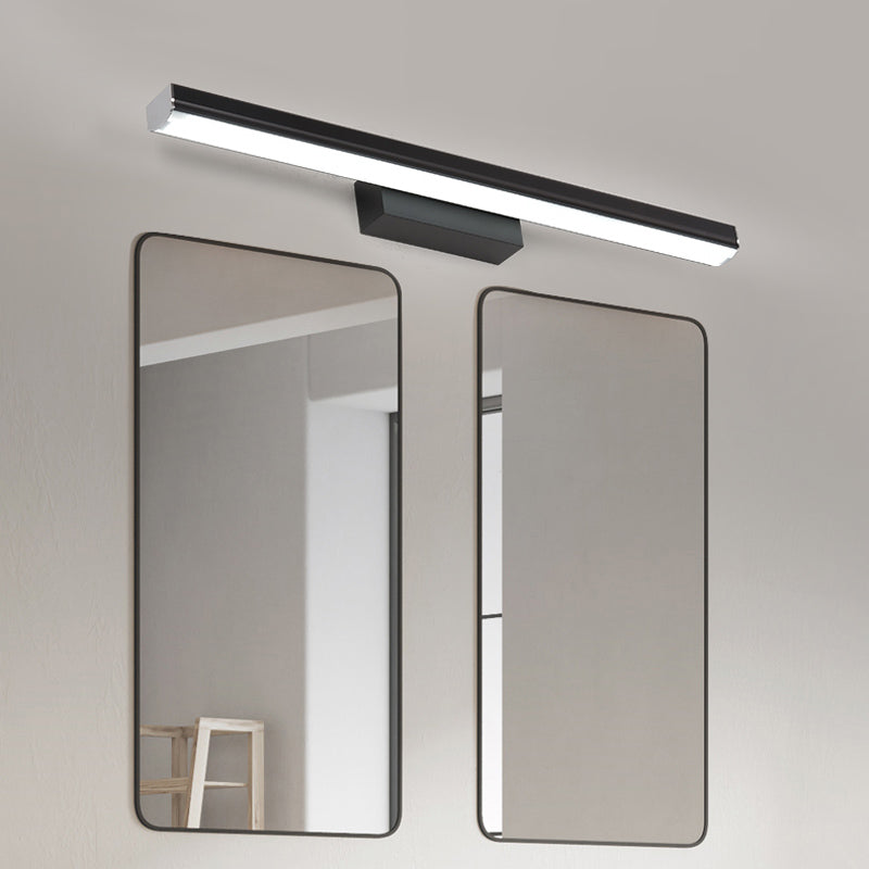 Strip vorm wandverlichting moderne stijl metalen 1 lichte sconce lamp voor badkamer