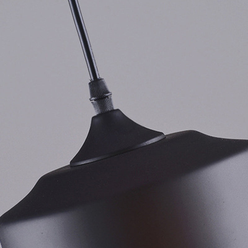 Luci sospese geometriche in stile industriale 1 kit di luce a sospensione leggera in nero