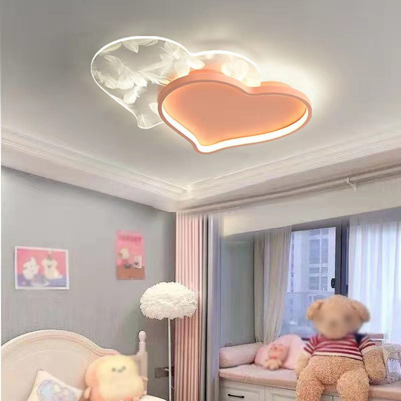 Unieke Schaduw Metalen Flush Plafond Licht Moderne Stijl 1 Licht Flush Mount Fixture