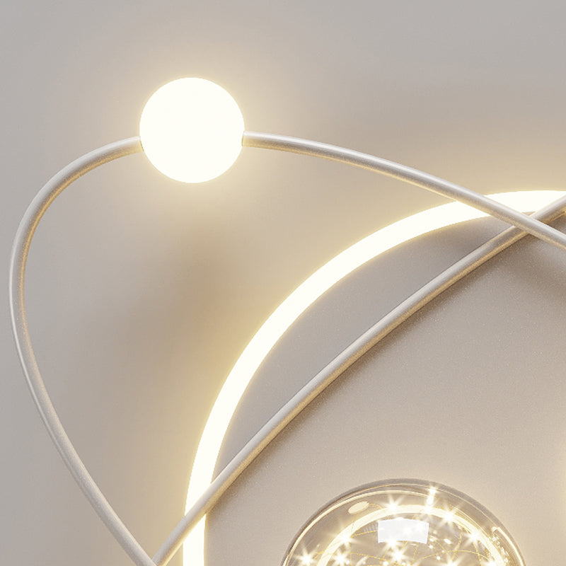 Lampada da soffitto moderna a LED con montaggio a incasso a globo per sala da pranzo