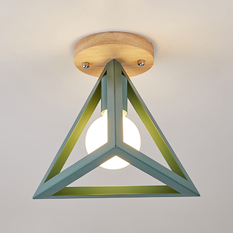 Eigentijds geometrisch inbouwlicht Glas 1-lichts Macaron Inbouwplafondlamp