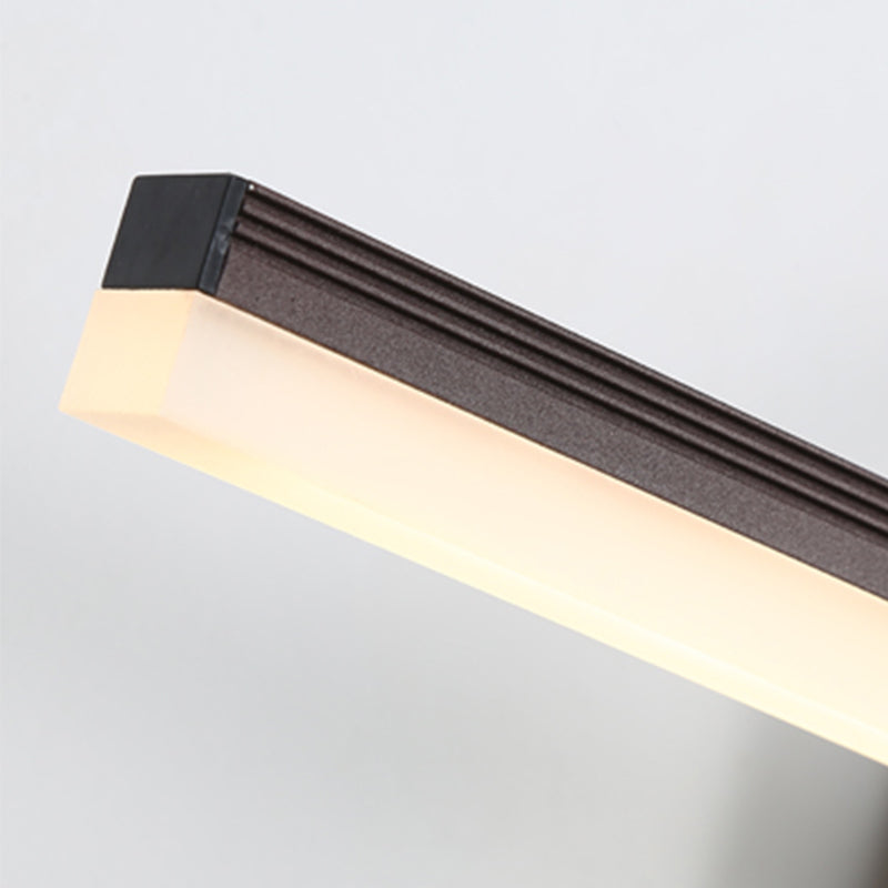 Lineaire vorm wandverlichting moderne stijl metalen 1 lichte sijklamp voor badkamer