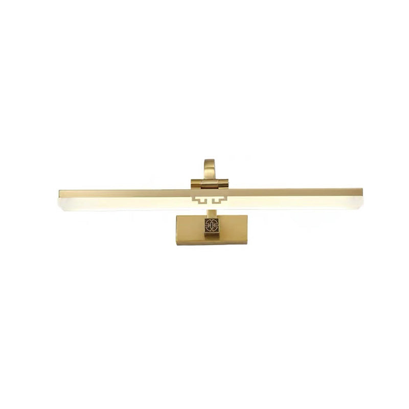 Lineaire vorm Wandverlichting in moderne stijl metalen 1-licht SCONCE-lamp voor badkamer