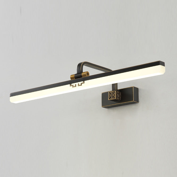 Lineaire vorm Wandverlichting in moderne stijl metalen 1-licht SCONCE-lamp voor badkamer