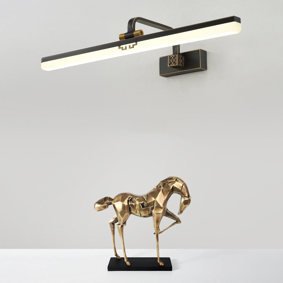 Lineaire vorm Wandverlichting in moderne stijl metalen 1-licht SCONCE-lamp voor badkamer