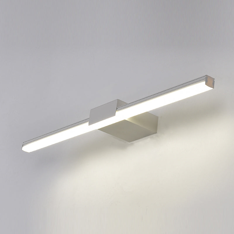 Moderne stijl strip vorm wandverlichting metaal 1 lichte wandwanden voor doucheruimte