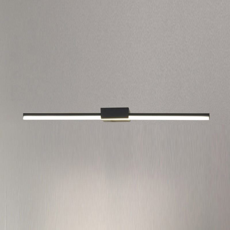 Moderne stijl strip vorm wandverlichting metaal 1 lichte wandwanden voor doucheruimte