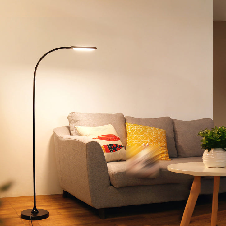 Modern Linear Floor Lamp Metal 65" High LED Floor Light for Living Room