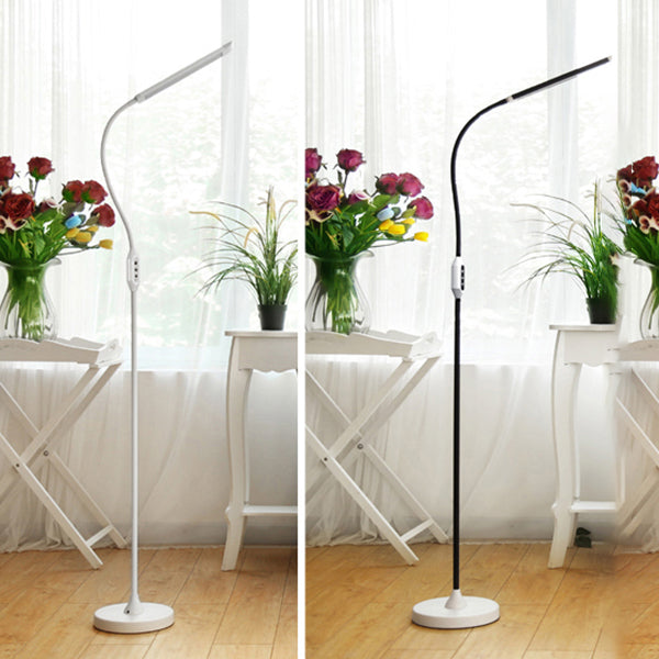 Modern Linear Floor Lamp Metal 65" High LED Floor Light for Living Room