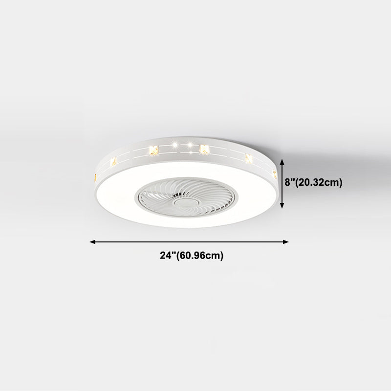 Éventail de plafond rond