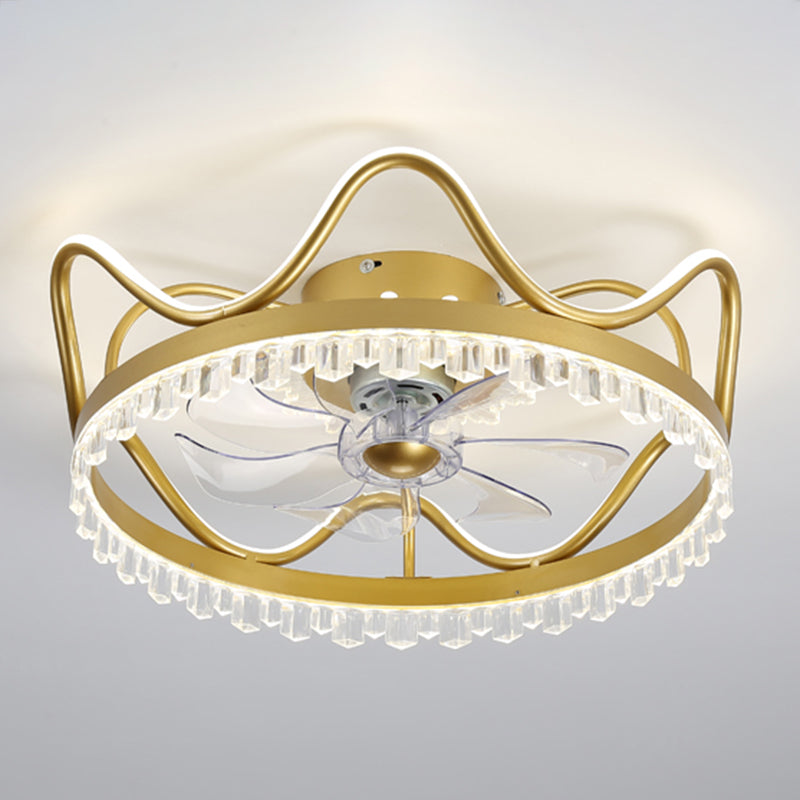 Pendentif de plafond rond en métal MODERNE MODERNE 2 lumières LED Flush Light pour la chambre