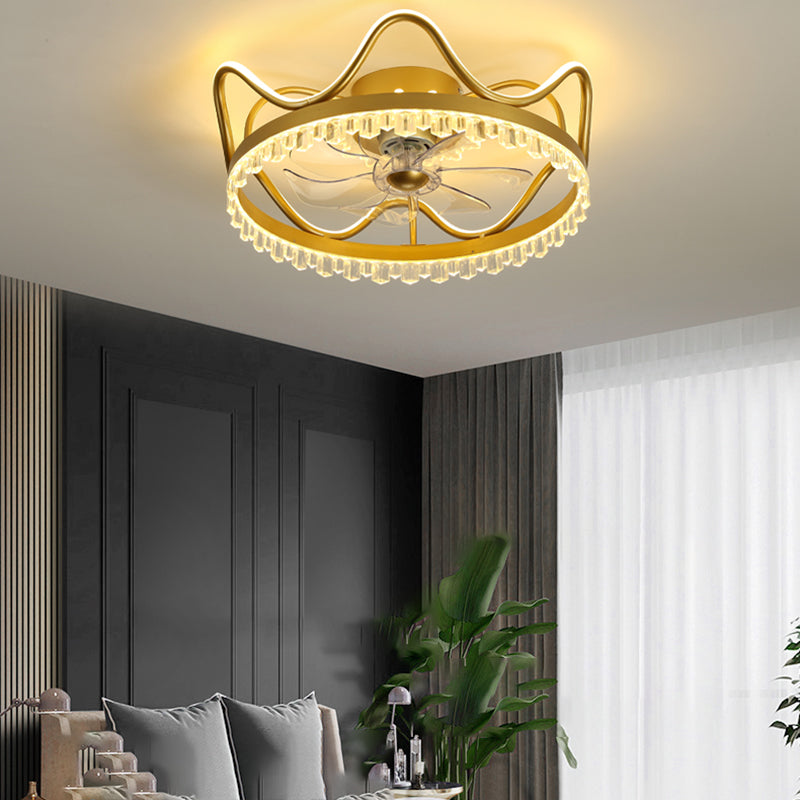 Pendentif de plafond rond en métal MODERNE MODERNE 2 lumières LED Flush Light pour la chambre