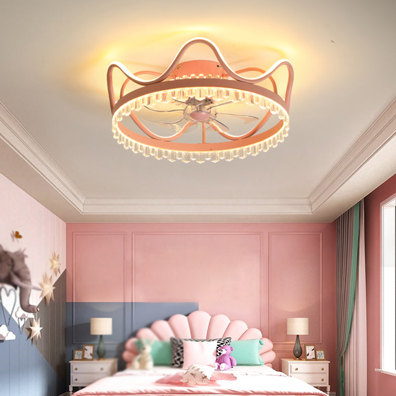 Pendentif de plafond rond en métal MODERNE MODERNE 2 lumières LED Flush Light pour la chambre