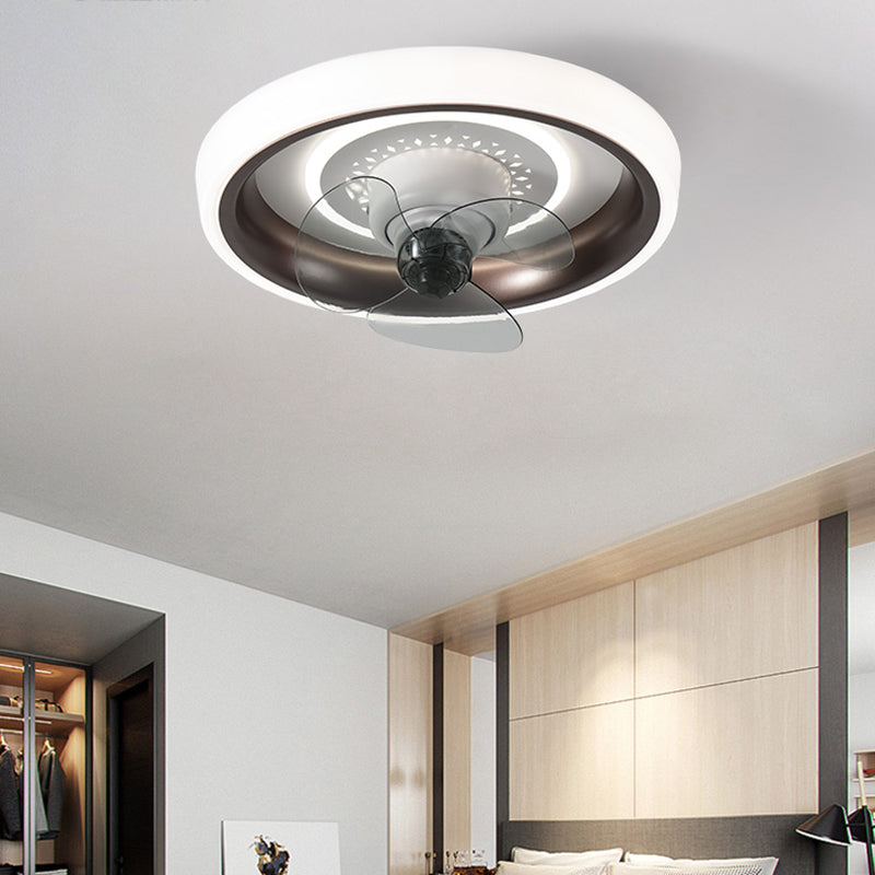 Metal Geometric Ceiling Pendant Modern Style 2 Lights LED Flush Light