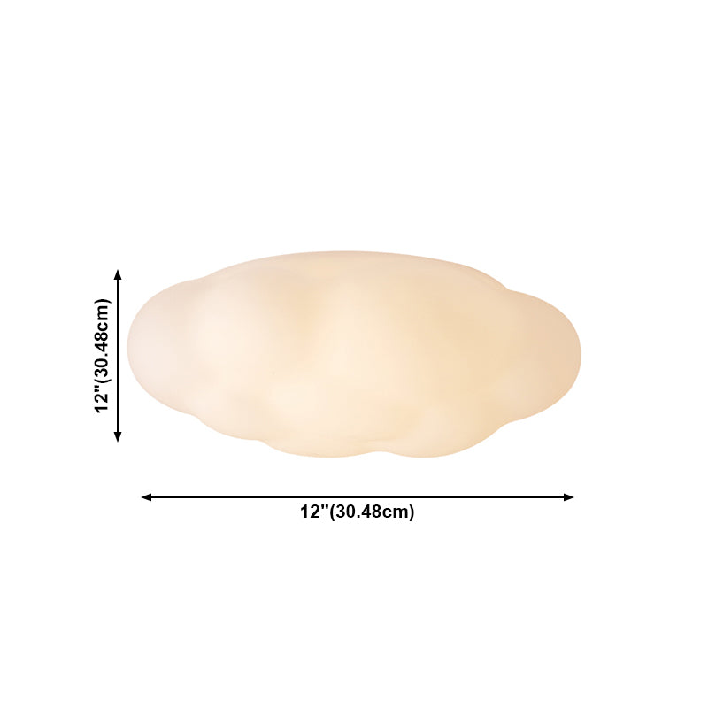 Wolkenform Moderne Unterputz-Deckenleuchten Weiß LED-Unterputz-Beleuchtung