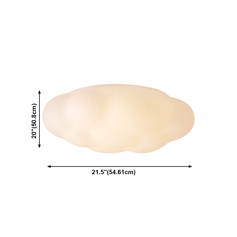Wolkenform Moderne Unterputz-Deckenleuchten Weiß LED-Unterputz-Beleuchtung