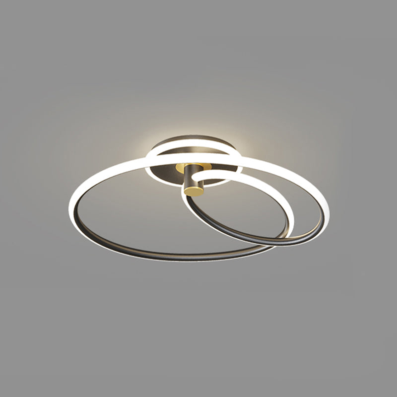 Nordic Lineaire Plafondlamp Aluminium Flush Mount Licht voor Woonkamer