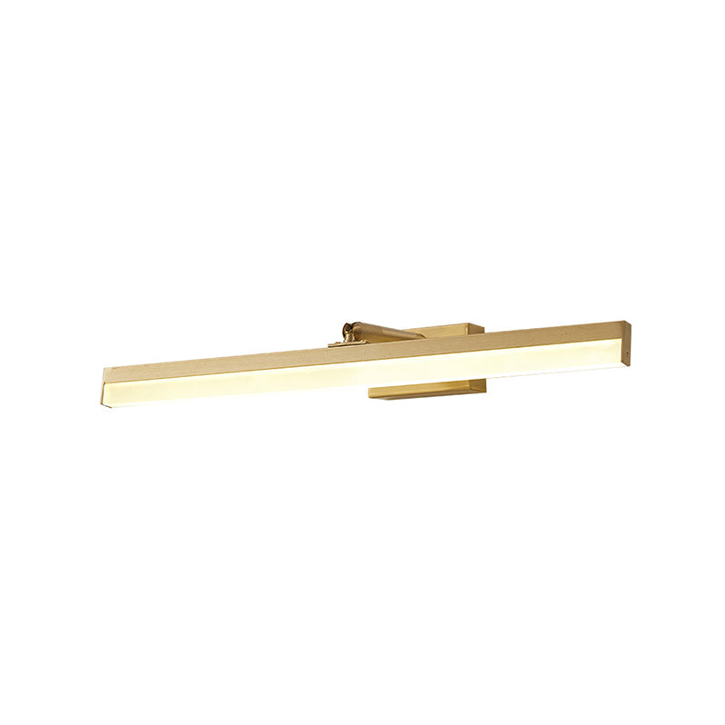 Geometrische ijdelheid verlichting moderne stijl metaal multi -lights ijdelheid muur sconce in goud