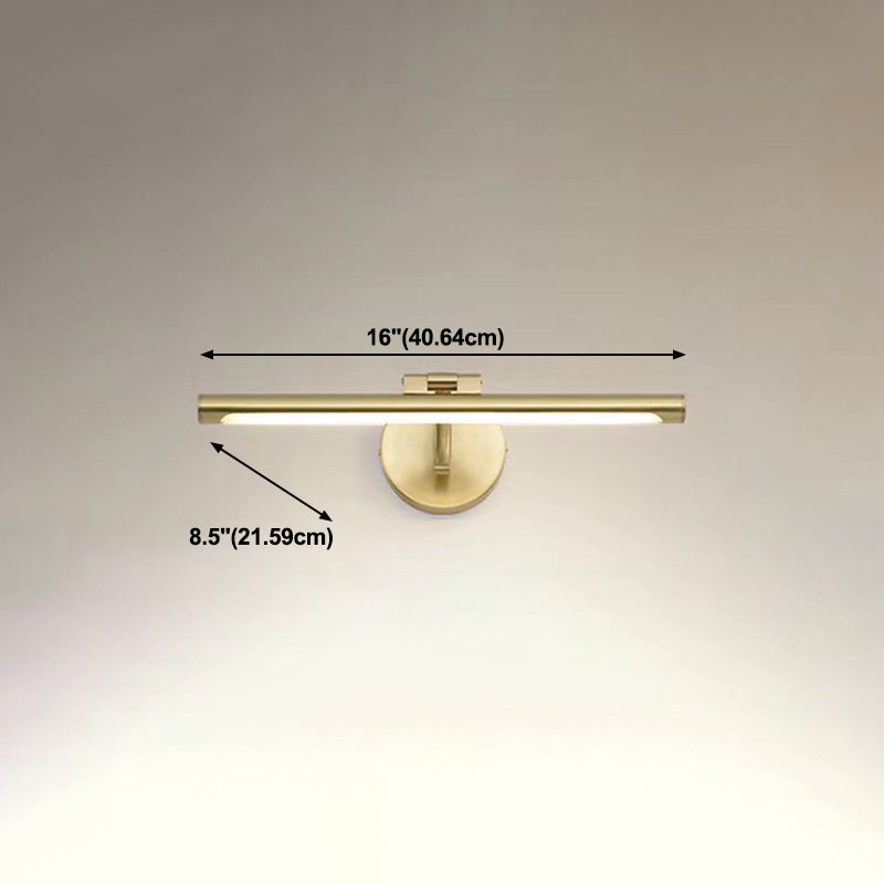 Geometrische ijdelheid verlichting moderne stijl metaal multi -lights ijdelheid muur sconce in goud