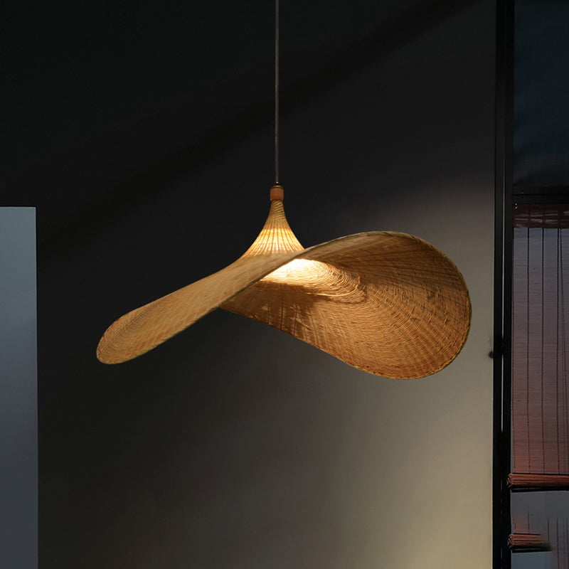 Rattan appeso alla luce moderna moderna illuminazione a pendente per soggiorno