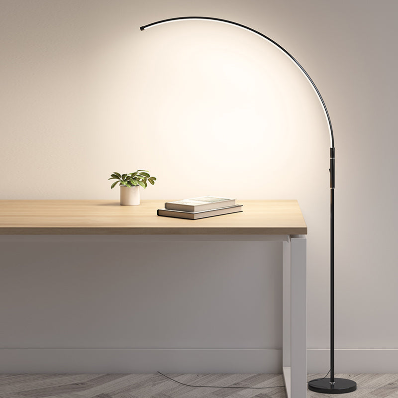 Accensione del pavimento a forma lineare in stile moderno 1 Light Light Light per soggiorno