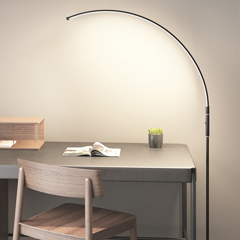 Accensione del pavimento a forma lineare in stile moderno 1 Light Light Light per soggiorno