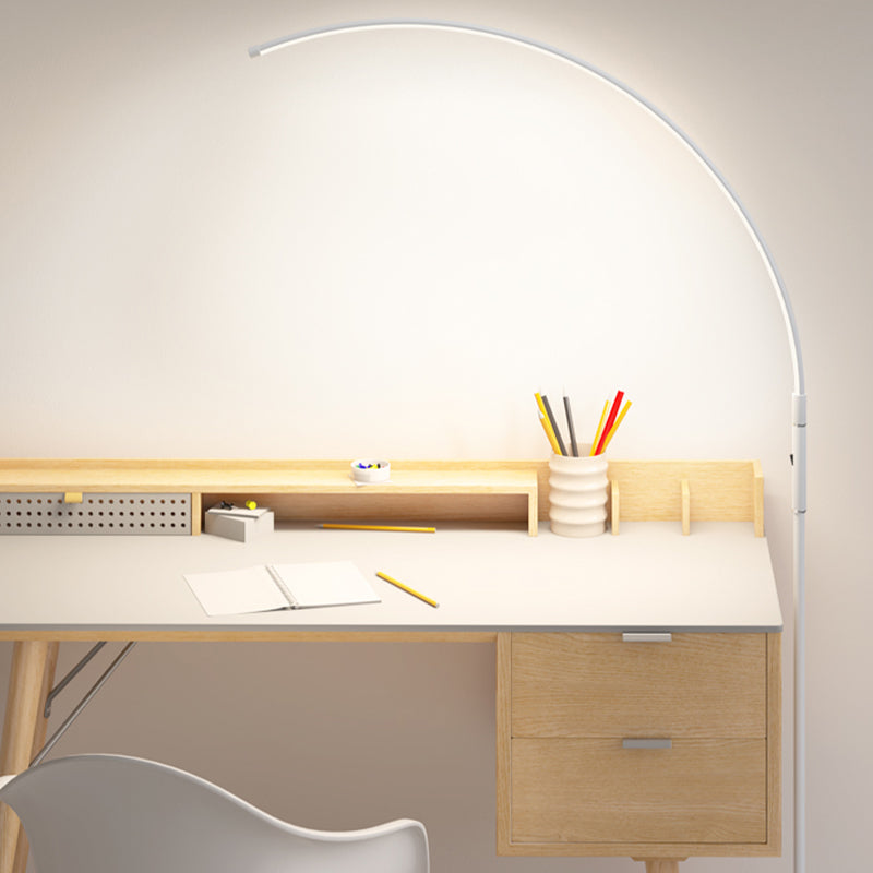 Accensione del pavimento a forma lineare in stile moderno 1 Light Light Light per soggiorno