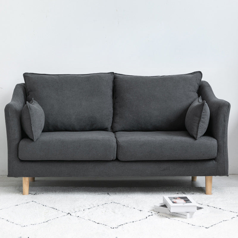 Sofa arrière lâche scandinave 27.17 "H carré de cartouche à couvert