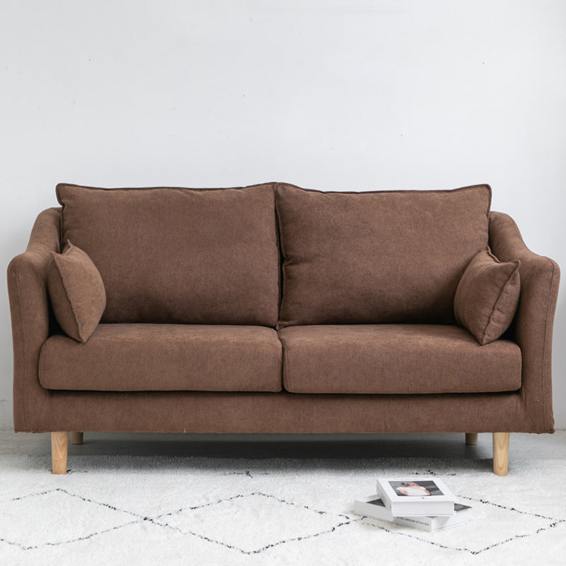 Sofa arrière lâche scandinave 27.17 "H carré de cartouche à couvert