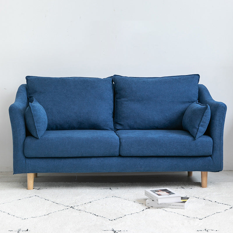 Skandinavisches loses Rückensofa 27,17 "H Square Arm Slip Decovered Loveseat