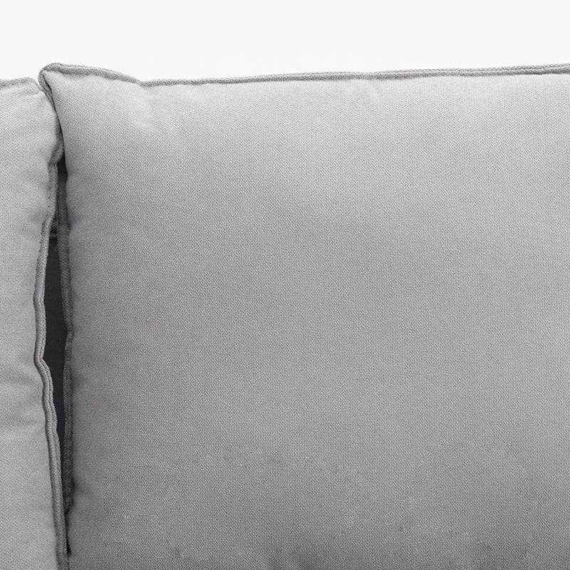Sofa de espalda suelta escandinava 27.17 "H Loveseat slipbovered de brazo cuadrado H