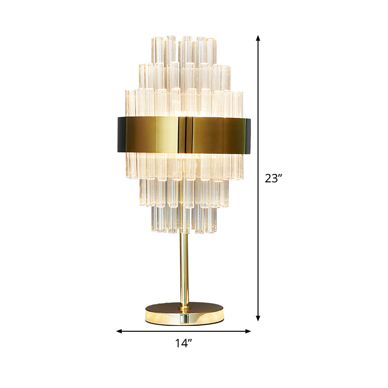 Lampada da comodino a LED LAMPAGGIO MODERNO ALIMENTO ASSUTO CONTRUE CON OMAMENTO CRIDALE A MANO TERED