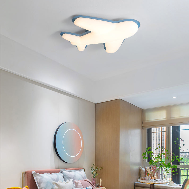 DEL Flush Mount Lighting Aircraft shape Flush Mounted Ceiling Lights for Living Room