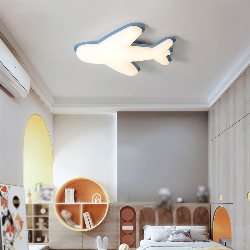 LED Flush Mount Lighting Aircraft shape Flush Mounted Ceiling Lights for Living Room