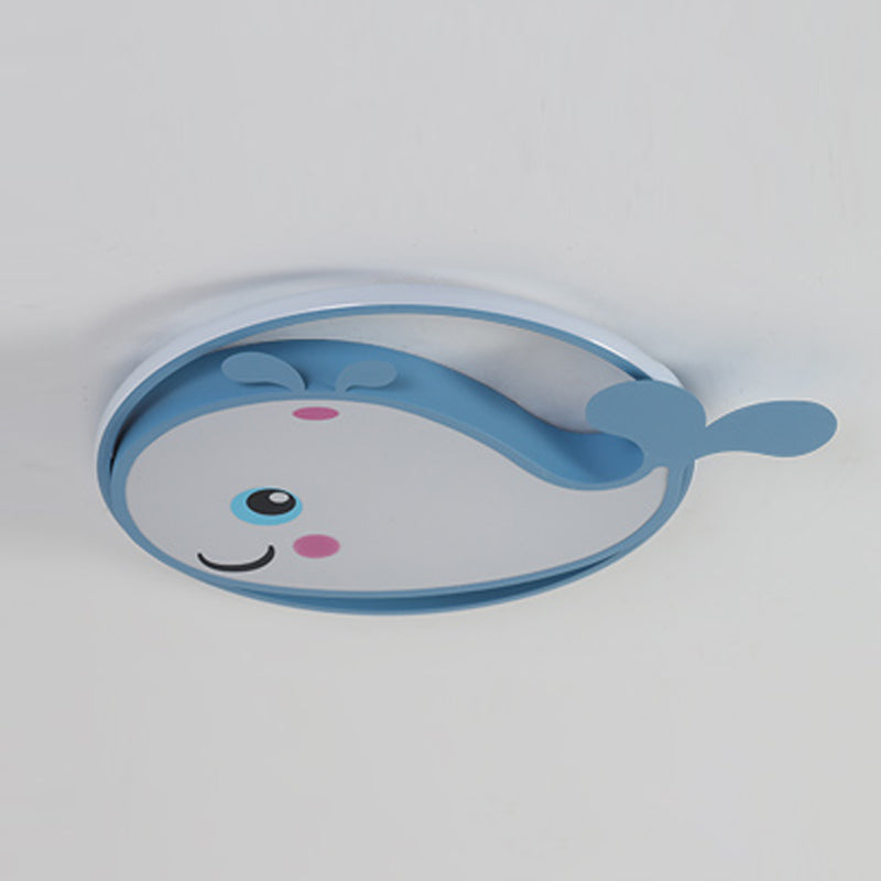 Plafonnier LED en forme de géométrie, Style enfant en fer, 2 lumières, montage encastré pour chambre à coucher