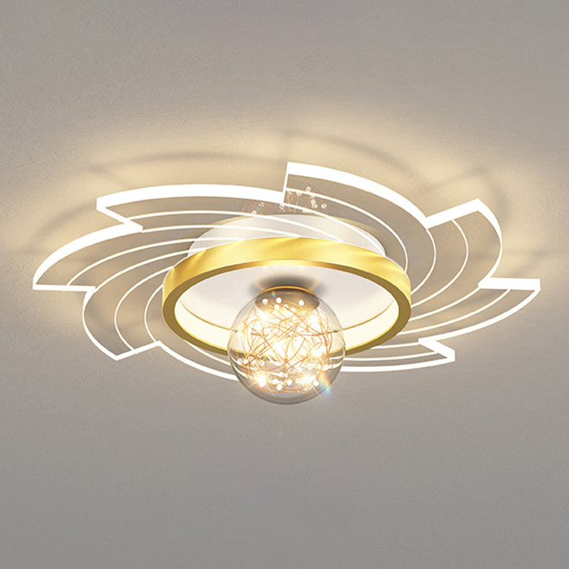 Moderno Soffitto Montato Light Minimalist Style LED Metallo Soffitto Illuminazione